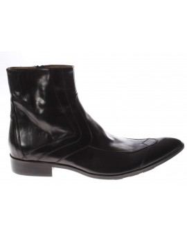 Cafè Noir   Stivale in pelle cuciture vintage