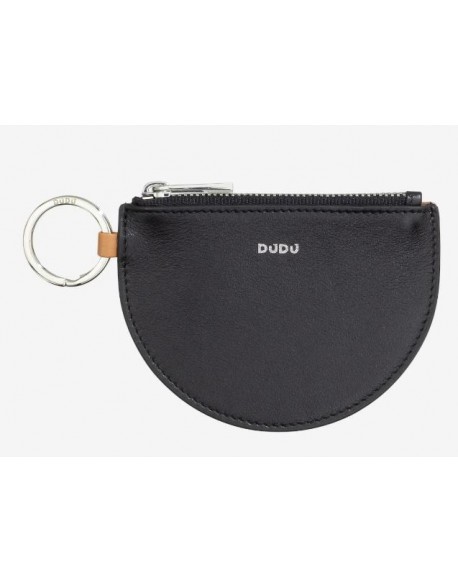 Dudu  Portachiavi in pelle nero