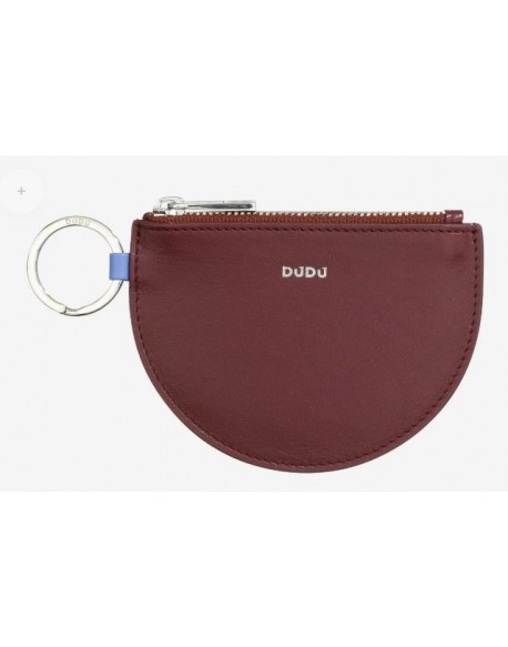 Dudu  Portachiavi in pelle burgundy