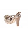 Melluso  Sandalo in pelle tacco 8 cm vintage