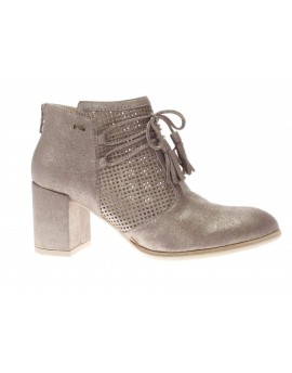 Nero Giardini  Tronchetto in pelle allacciato