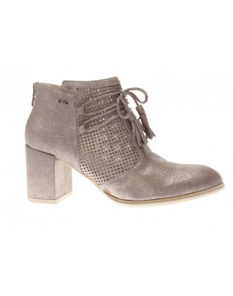 Nero Giardini  Tronchetto in pelle allacciato