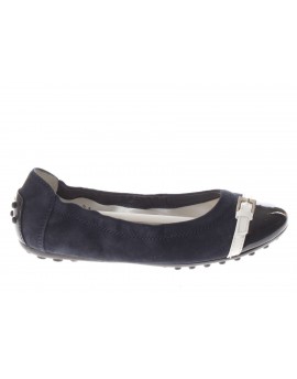 Tod's Junior  Ballerina in pelle con fibia