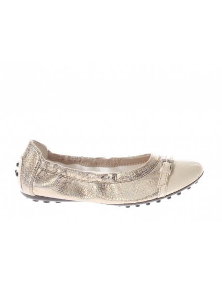 Tod's Junior  Ballarina in pelle con fibia