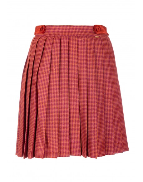 Fracomina  Gonna Mini Skirt Orangefuxia