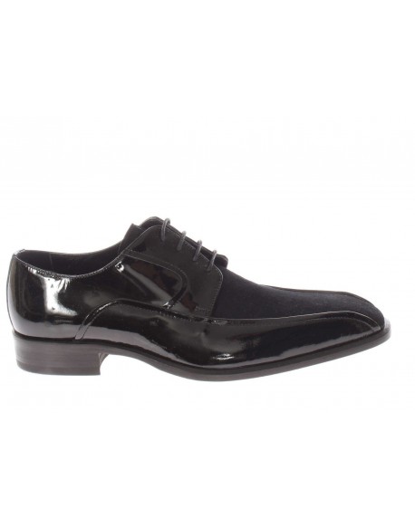 Andrea Donnari  Allacciato con binario in vernice e camoscio