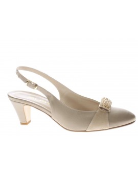 Elata  Aperto dietro in tessuto con accessorio