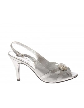 Elata  Sandalo in tessuto con accessorio