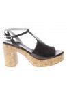 Nero Giardini  Sandalo in pelle con platform
