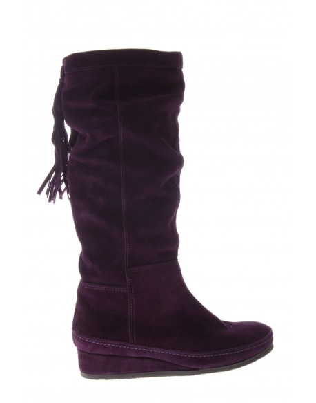 POLINI  Stivale morbido in camoscio