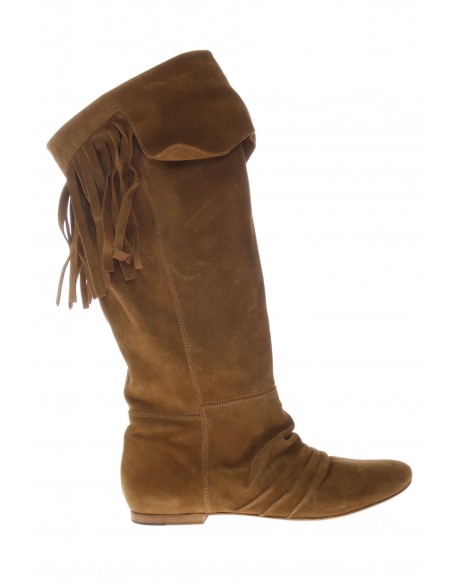 POLINI  Stivale in camoscio spianato