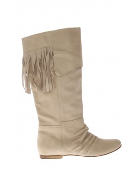 POLINI  Stivale in camoscio spianato