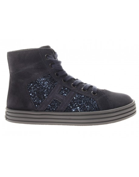 Hogan Junior  Sneaker alta glitter