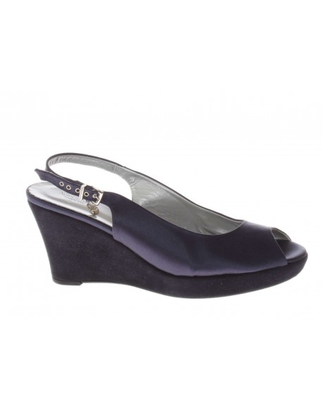 Nero Giardini  Sandalo in raso con zeppa