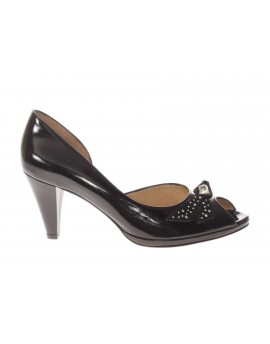 Melluso  Aperto in punta in vernice vintage