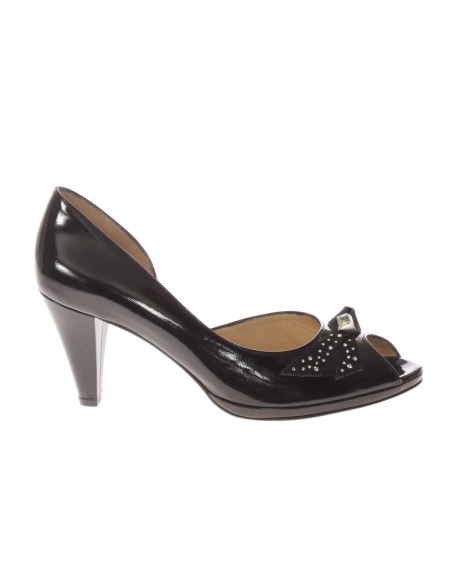 Melluso  Aperto in punta in vernice vintage