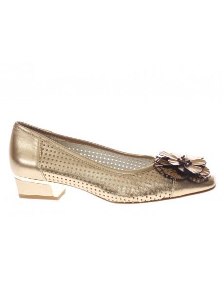 Melluso  Decolt&egrave; in pelle forata vintage