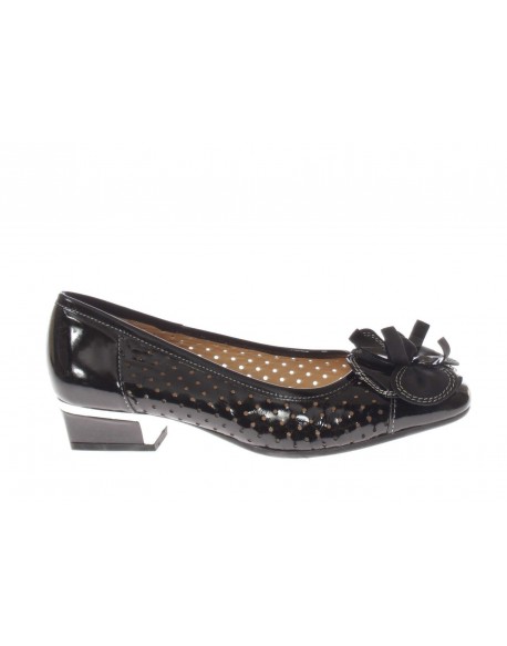 Melluso  Decolt&egrave; in pelle forata vintage