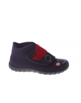 Legero  Pantofola in panno con velcro