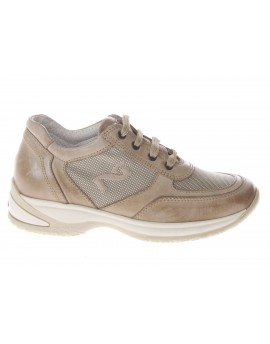 Nero Giardini Junior  Sneaker in pelle e tessuto