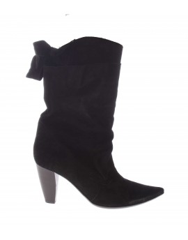 Cafè Noir  Tronchetto in camoscio legato