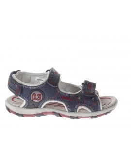 Geox  Sandali con doppio strappo in pelle