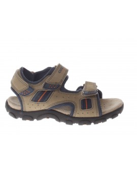 Geox   Sandali con doppio strappo in pelle