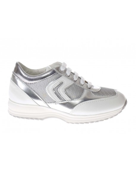 Geox  Sneaker Happy pelle e tessuto