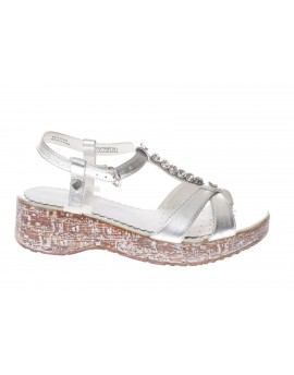 Geox  Sandalo fascette con strass