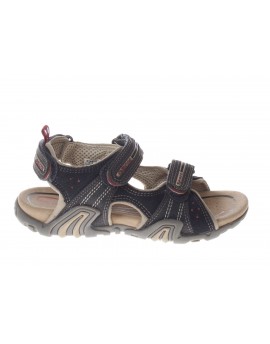 Geox  Sandali con doppio strappo in pelle