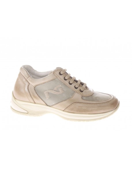 Nero Giardini Junior  Sneaker in pelle e tessuto