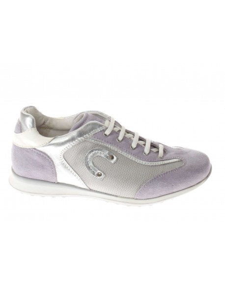 Ciao Bimbi  Sneaker pelle e tessuto