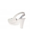 Nero Giardini  Sandalo con plateau in pelle