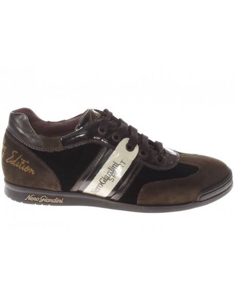 Nero Giardini  Sneaker in pelle e tessuto