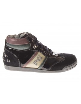 Nero Giardini Junior  Polacco in vernicee camoscio