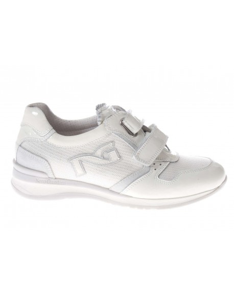 Nero Giardini Junior  Sneaker  in vernice e tessuto con velcro
