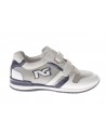 Nero Giardini Junior  Sneaker in pelle e tessuto con velcro