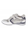 Nero Giardini Junior  Sneaker in pelle e tessuto con velcro