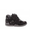 Nero Giardini Junior  Sneaker alta in camoscio e vernice con logo