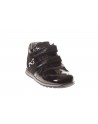 Nero Giardini Junior  Sneaker alta in camoscio e vernice con logo