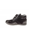 Nero Giardini Junior  Sneaker alta in camoscio e vernice con logo
