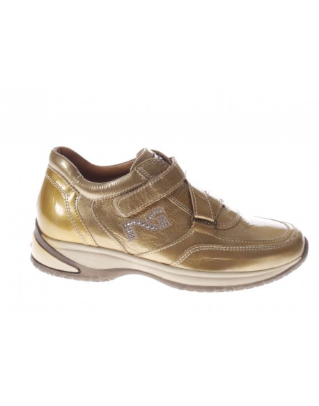 Nero Giardini Junior  Sneaker in vernice con velcro