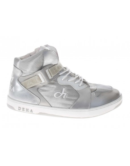 Deha  Sneaker Alta in pelle e tessuto