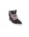 Deha  Sneaker alta in pelle e tessuto