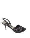 Albano  Sandalo in tessuto con strass