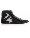Trussardi Jeans  BASKET SNEAKERS LOGO GLITTER SUEDE