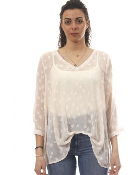 Gaudi' Jeans  Blusa Scollo A V M/Corta