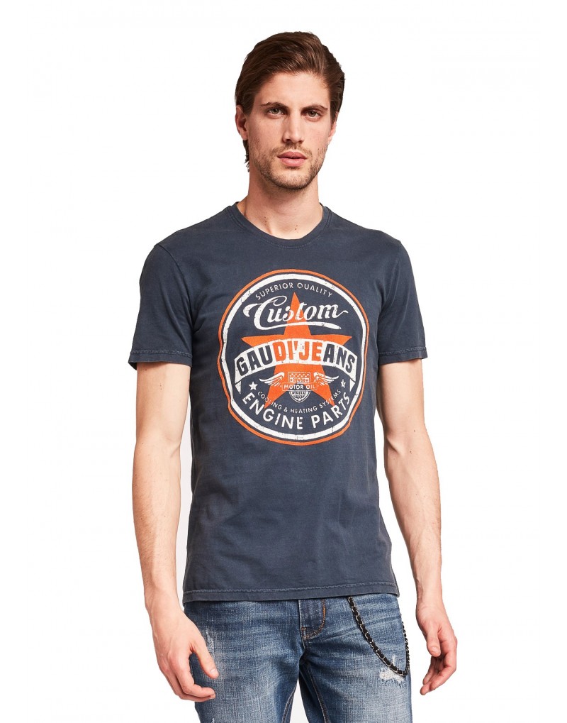 Gaudi' Jeans T-Shirt Mc da Uomo - De Silvestri Shoes