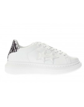 2Star  SNEAKERS PR WHITE LEATHER - WHITE/B