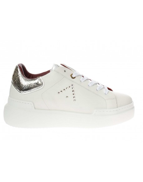 Ed Parrish  Sneaker in pelle con strass